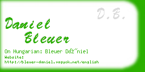 daniel bleuer business card